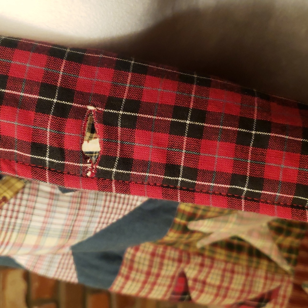 Patchwork Star Quilted Jacket-Vintage Reversible - Picture 4 of 7